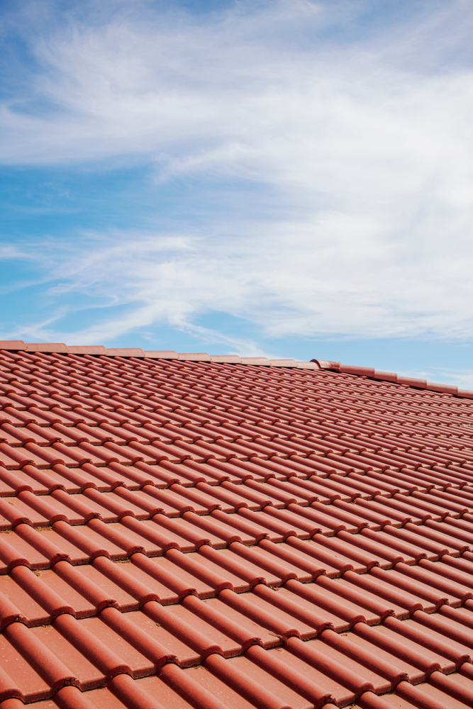 Modern,House,,,Red,Clay,Tiled,Roof,,Rain,Gutter,And Modern,House,,,Red,Clay,Tiled,Roof,,Rain,Gutter,And